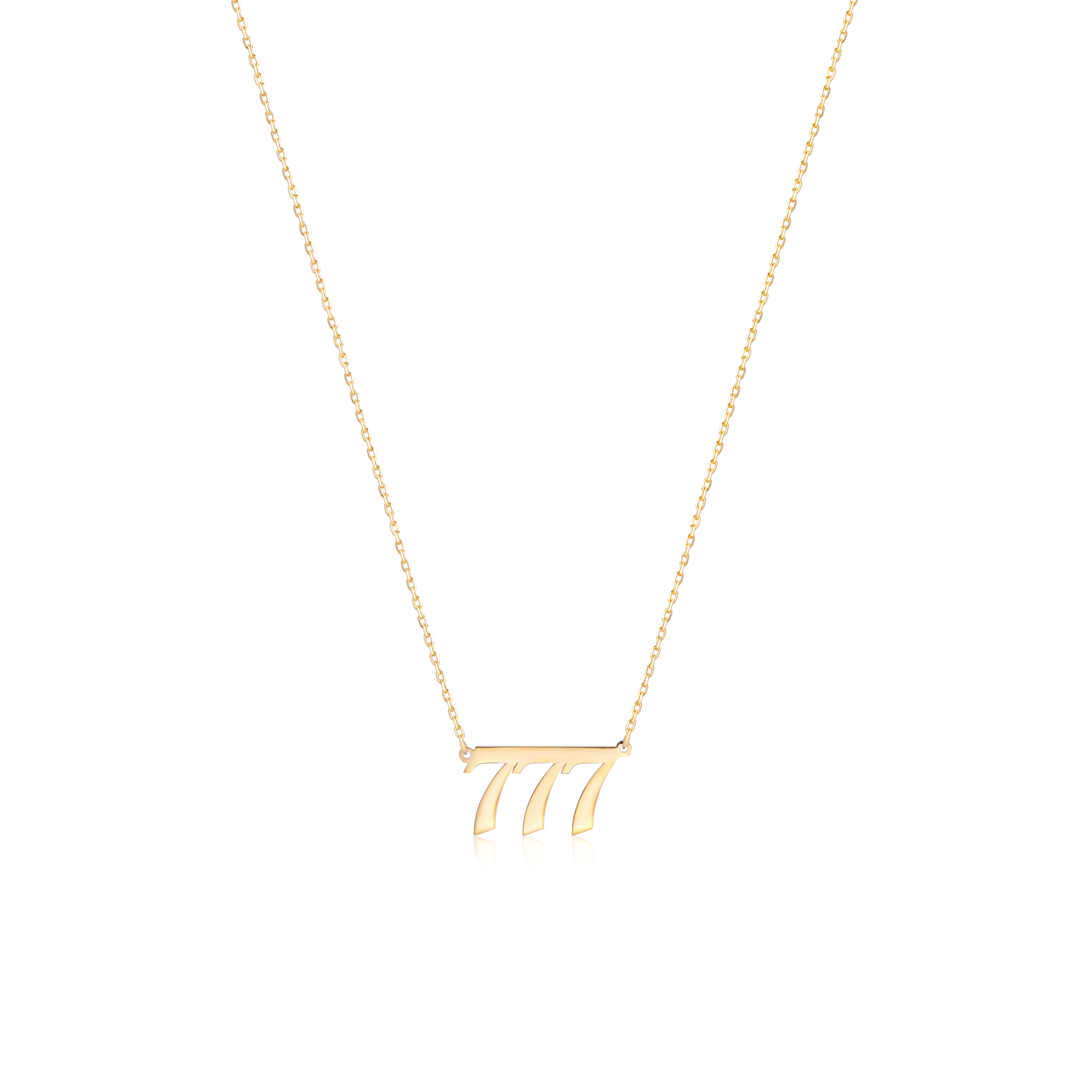 Angel Number Necklace - 18K Gold Vermeil
