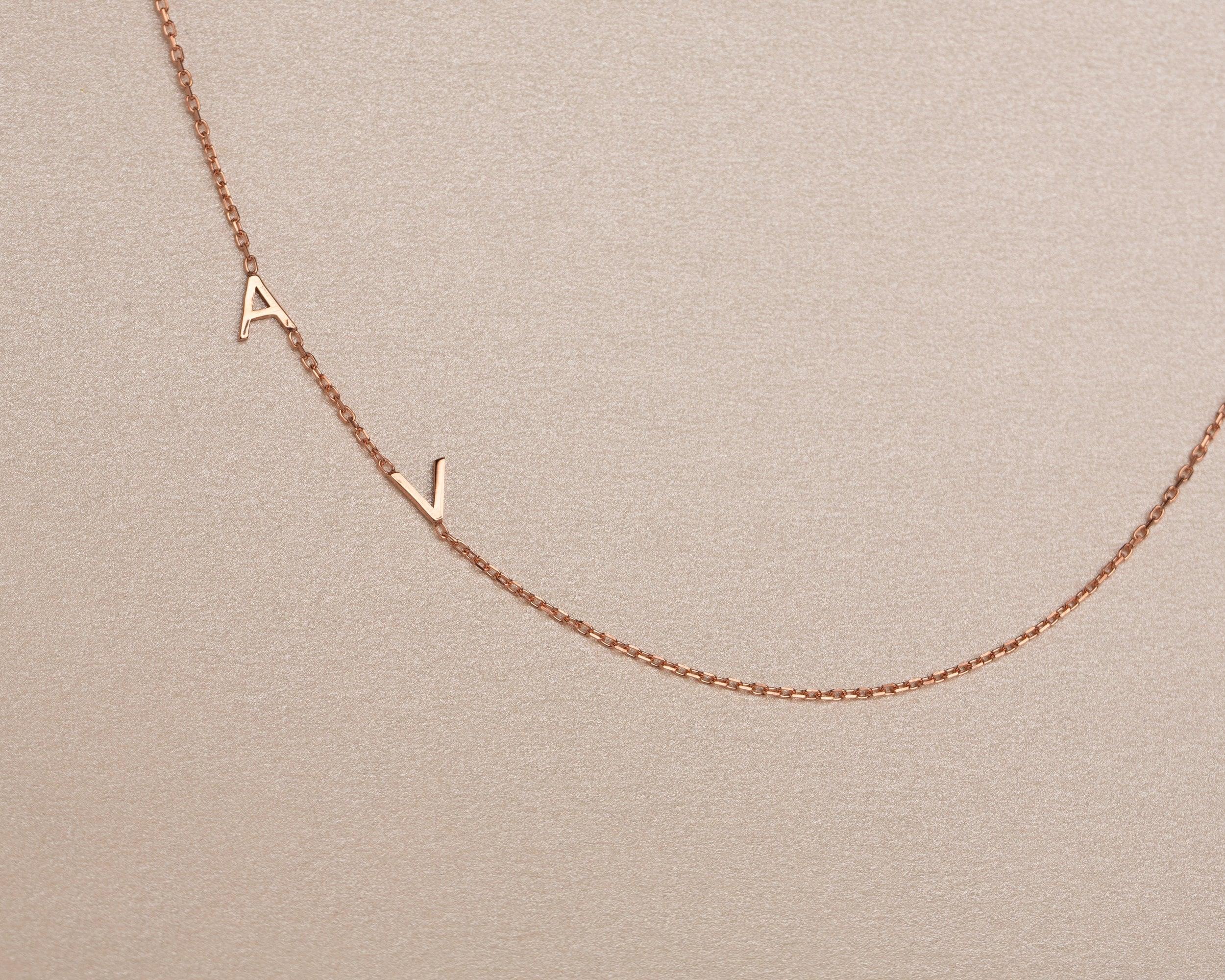 Initial Necklace - 18K Gold Vermeil - Glamour Jewelry House