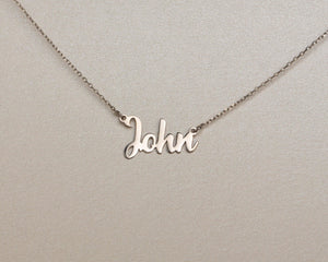 Dainty Name Necklace - 18K Gold Vermeil - Glamour Jewelry House