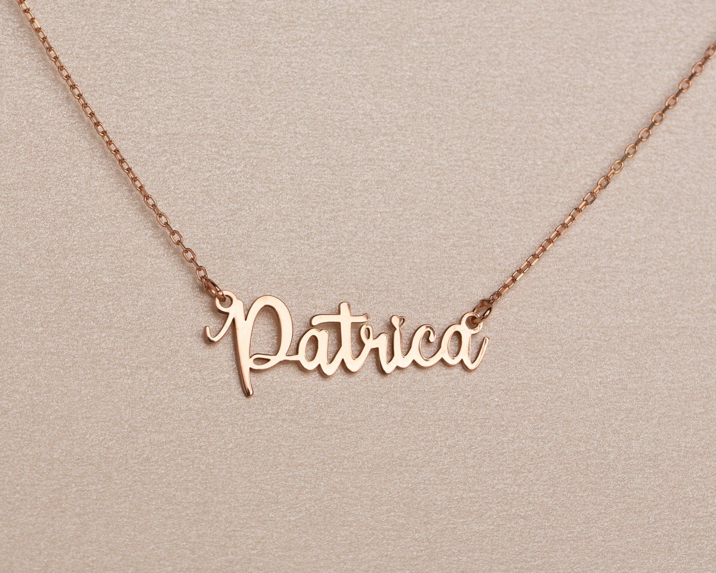 Personalized Name Necklace - 18K Gold Vermeil - Glamour Jewelry House
