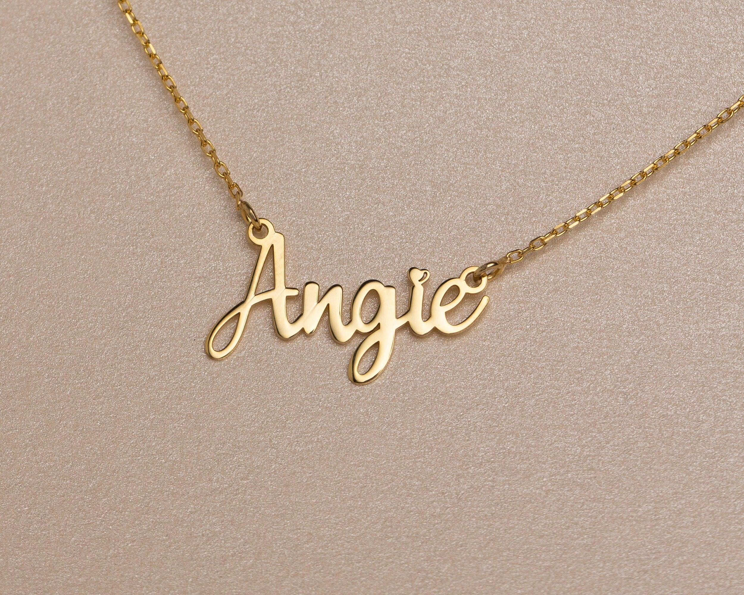 Personalized Name Necklace - 18K Gold Vermeil - Glamour Jewelry House