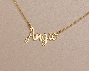 Personalized Name Necklace - 18K Gold Vermeil - Glamour Jewelry House