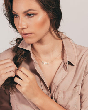 Personalized Name Necklace - 18K Gold Vermeil - Glamour Jewelry House