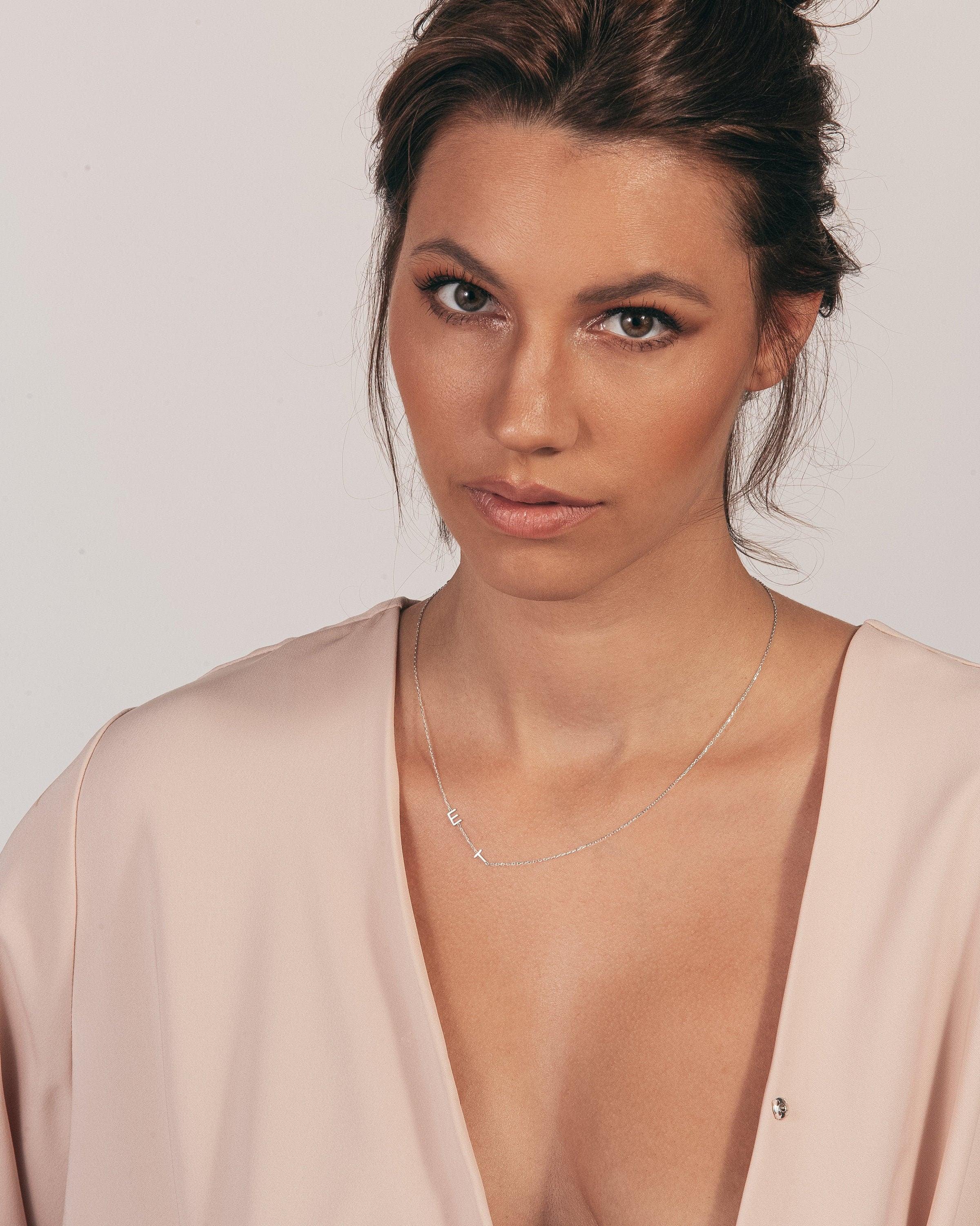 Initial Necklace - 18K Gold Vermeil - Glamour Jewelry House