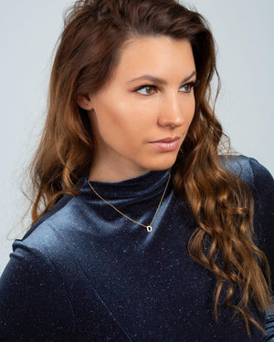 3D Initial Necklace - 18K Gold Vermeil - Glamour Jewelry House