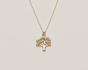 Family Tree Necklace - 18K Gold Vermeil - Glamour Jewelry House
