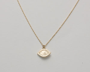 Evil Eye Necklace - 18K Gold Vermeil - Glamour Jewelry House
