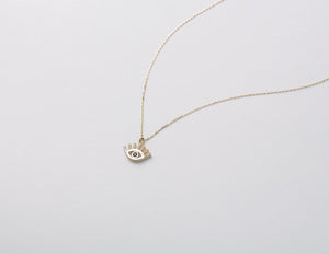 Evil Eye Necklace - 18K Gold Vermeil - Glamour Jewelry House