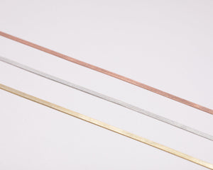 Silver Snake Chain - 18K Gold Vermeil - Glamour Jewelry House