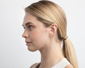 Minimalist Hoops Earrings - 18K Gold Vermeil - Glamour Jewelry House