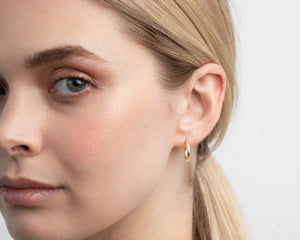 Minimalist Hoops Earrings - 18K Gold Vermeil - Glamour Jewelry House
