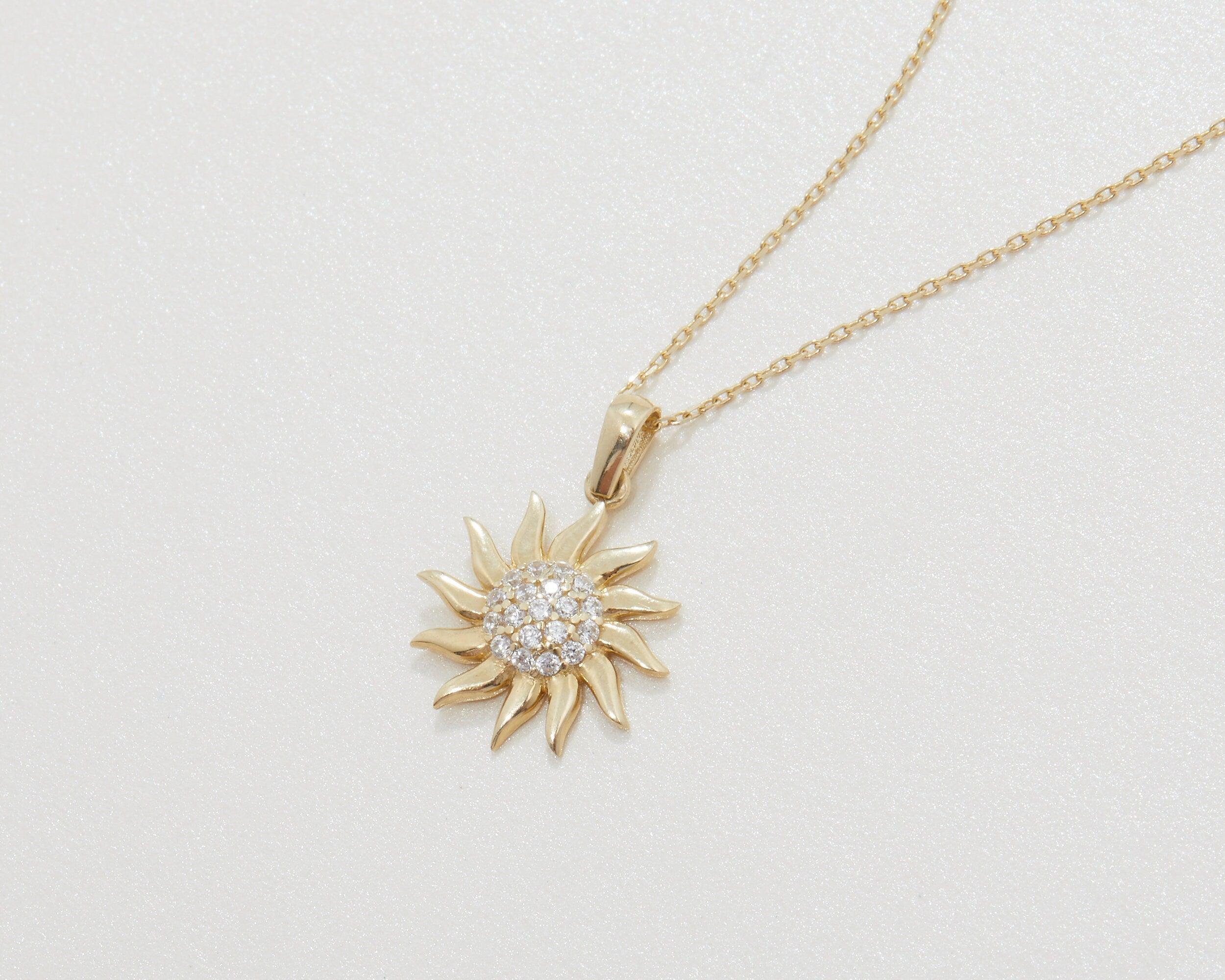 Sun Necklace - 18K Gold Vermeil - Glamour Jewelry House