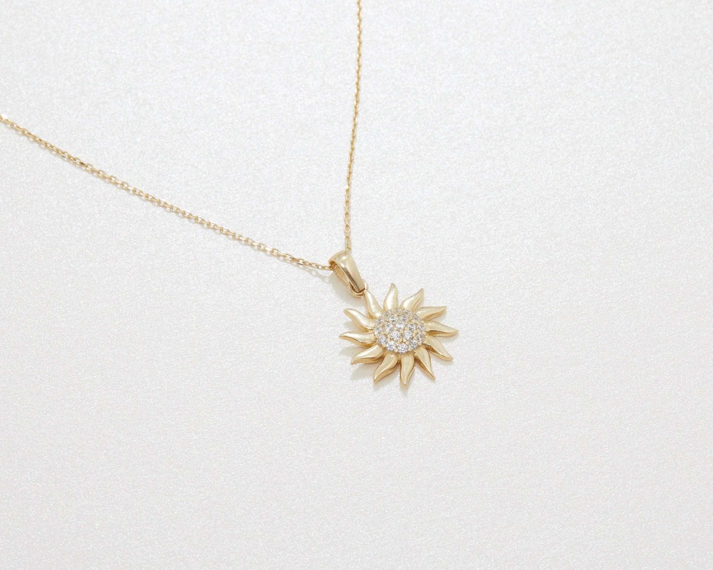 Sun Necklace - 18K Gold Vermeil - Glamour Jewelry House