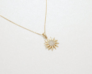 Sun Necklace - 18K Gold Vermeil - Glamour Jewelry House
