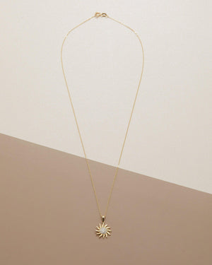 Sun Necklace - 18K Gold Vermeil - Glamour Jewelry House