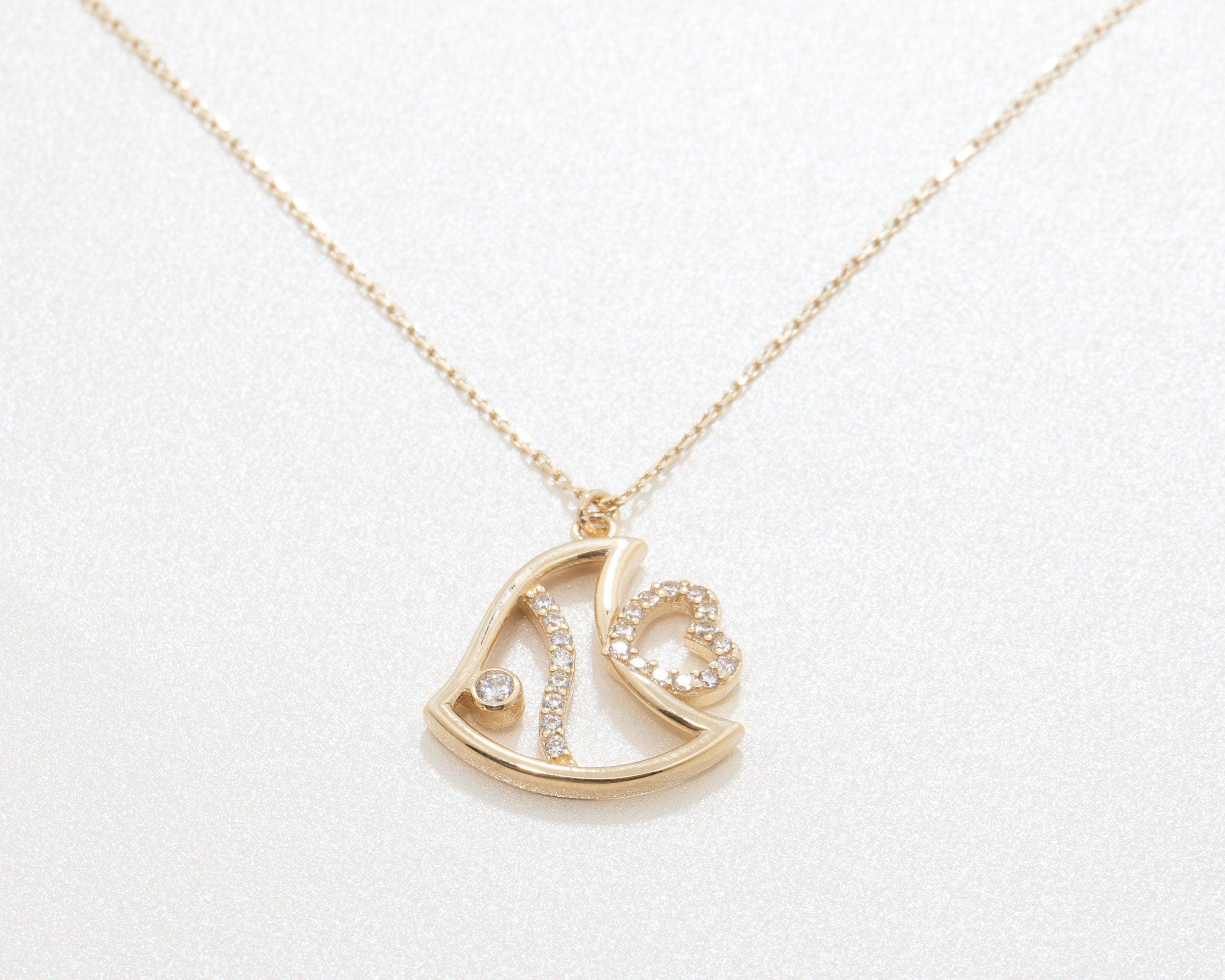 Fish Necklace - 18K Gold Vermeil - Glamour Jewelry House