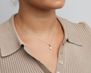 Pave Star of David Necklace - 18K Gold Vermeil - Glamour Jewelry House