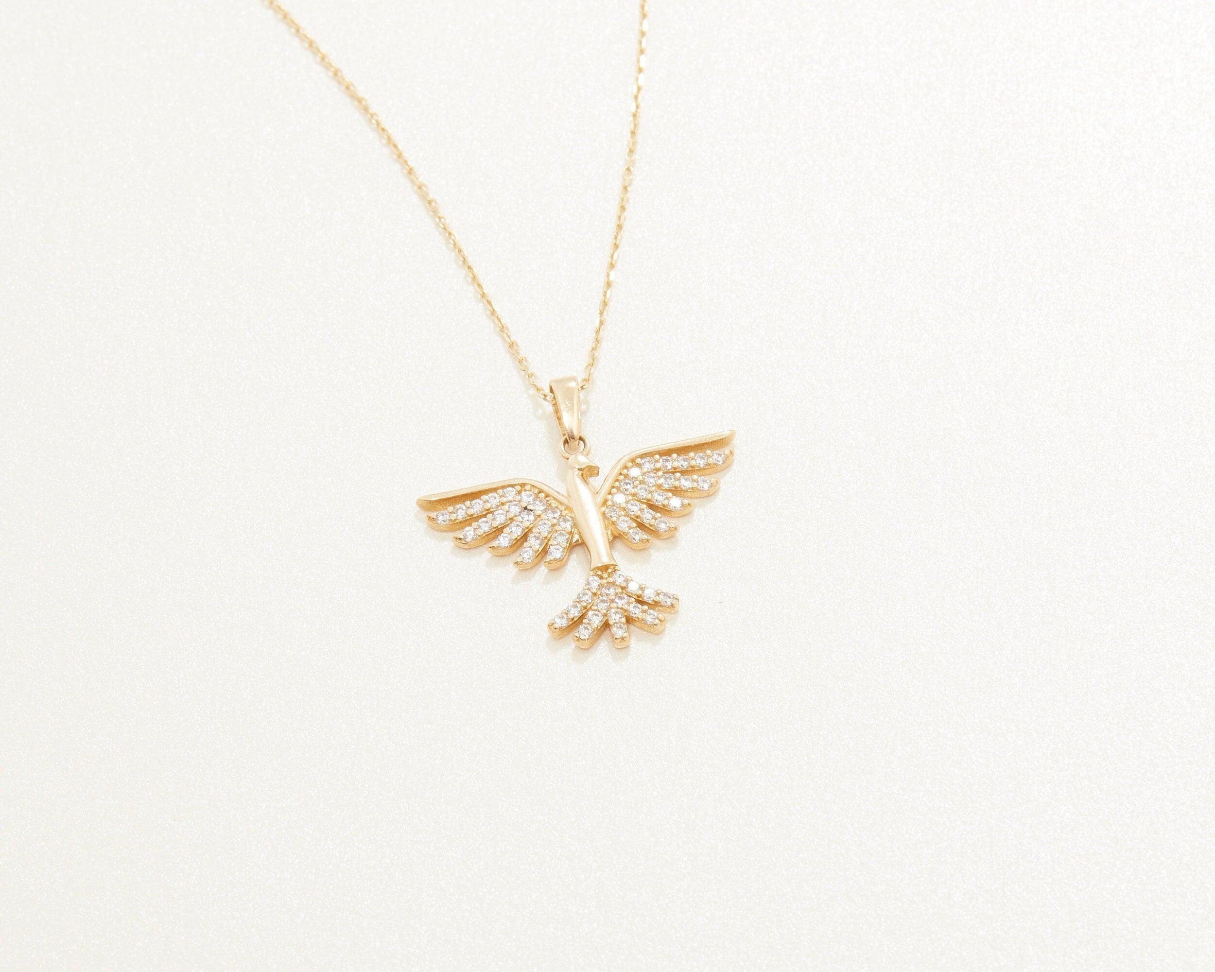 Phoenix Necklace - 18K Gold Vermeil - Glamour Jewelry House