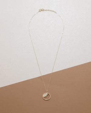 Evil Eye Sun Necklace - 18K Gold Vermeil - Glamour Jewelry House