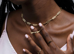 Custom Name Necklace - 18K Gold Vermeil - Glamour Jewelry House