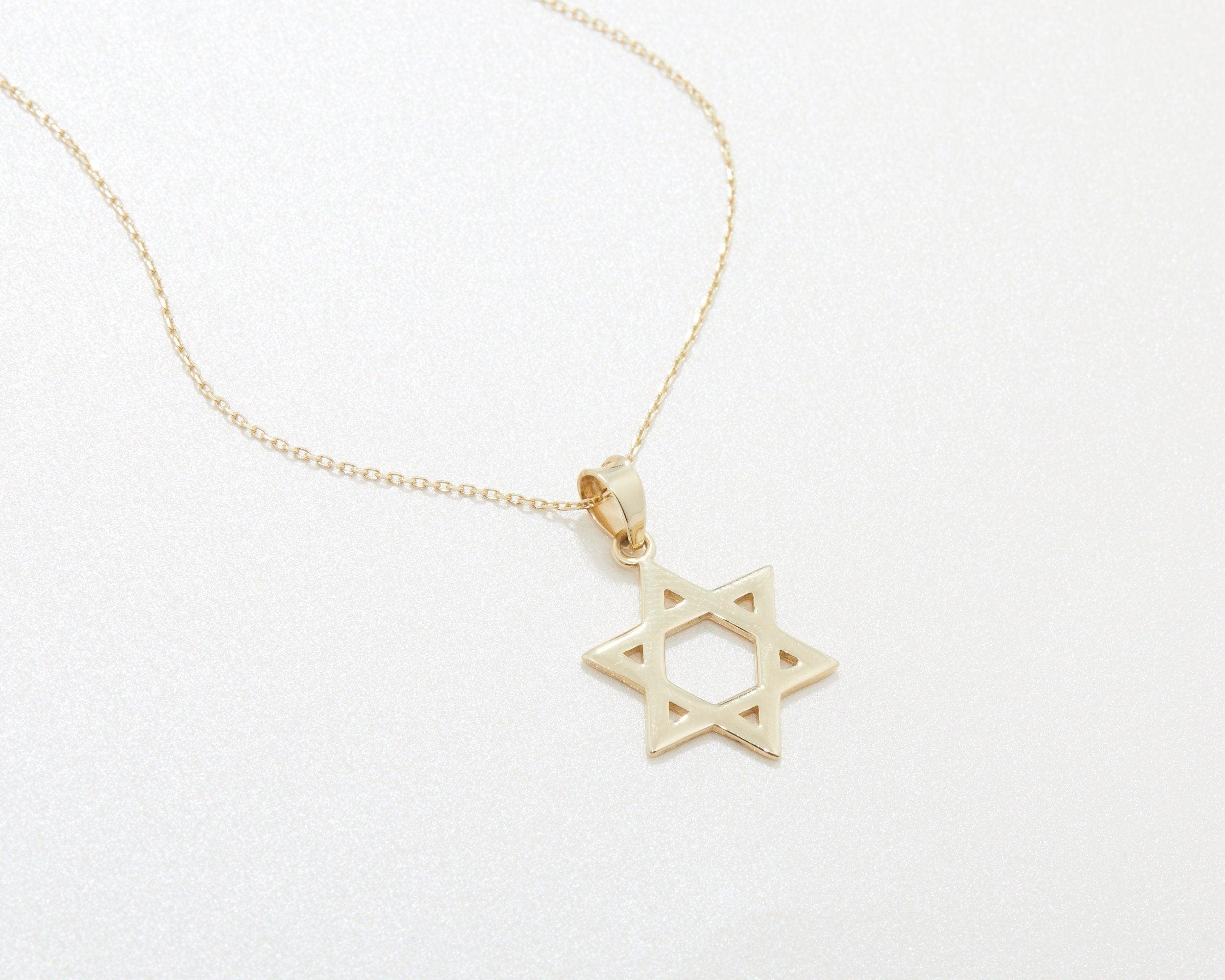 Small Star of David Necklace - 18K Gold Vermeil - Glamour Jewelry House