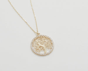 Tree of Life Necklace - 18K Gold Vermeil - Glamour Jewelry House
