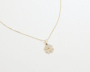 Four Leaf Clover Necklace - 18K Gold Vermeil - Glamour Jewelry House