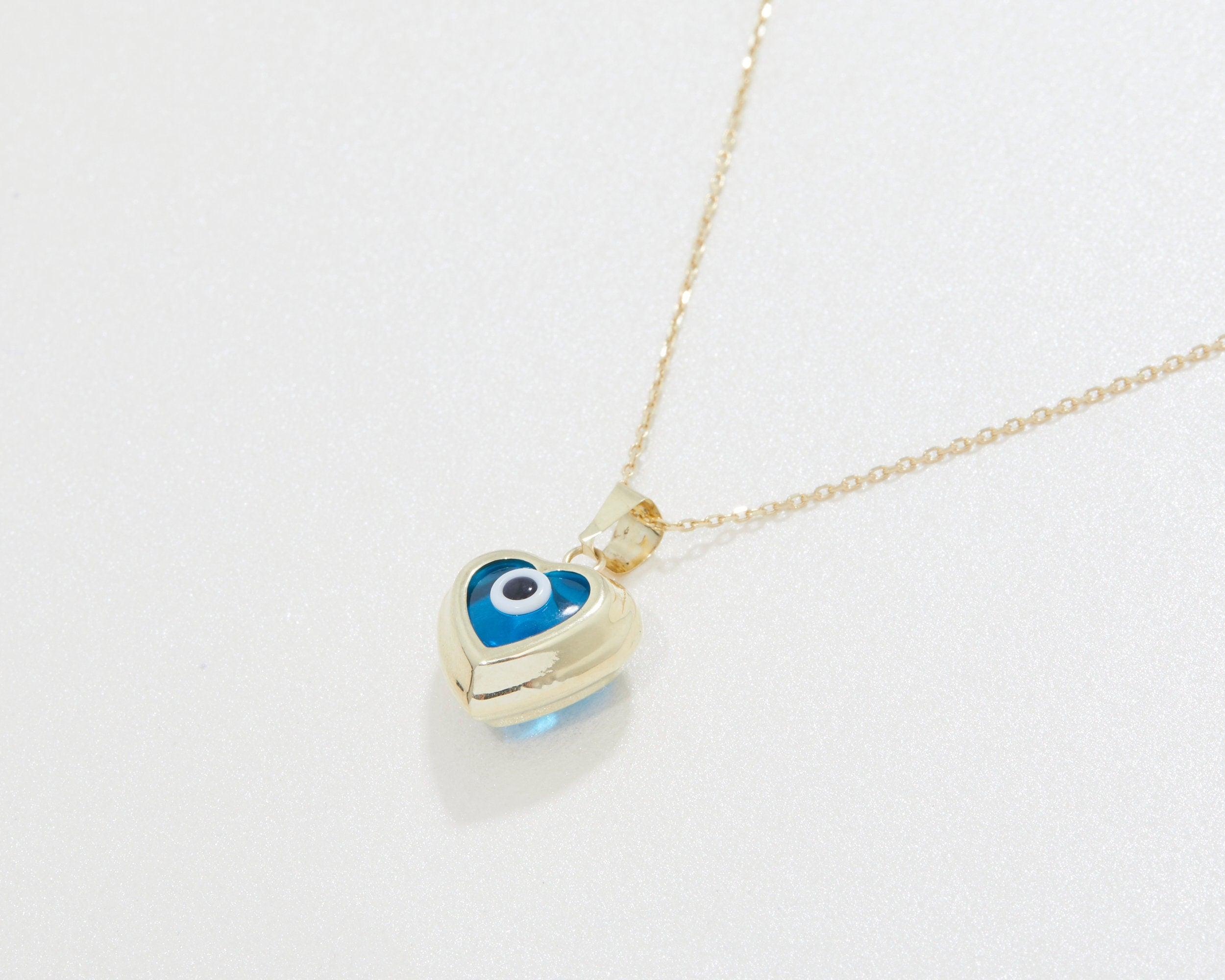Hallow Evil Eye Necklace - 18K Gold Vermeil - Glamour Jewelry House