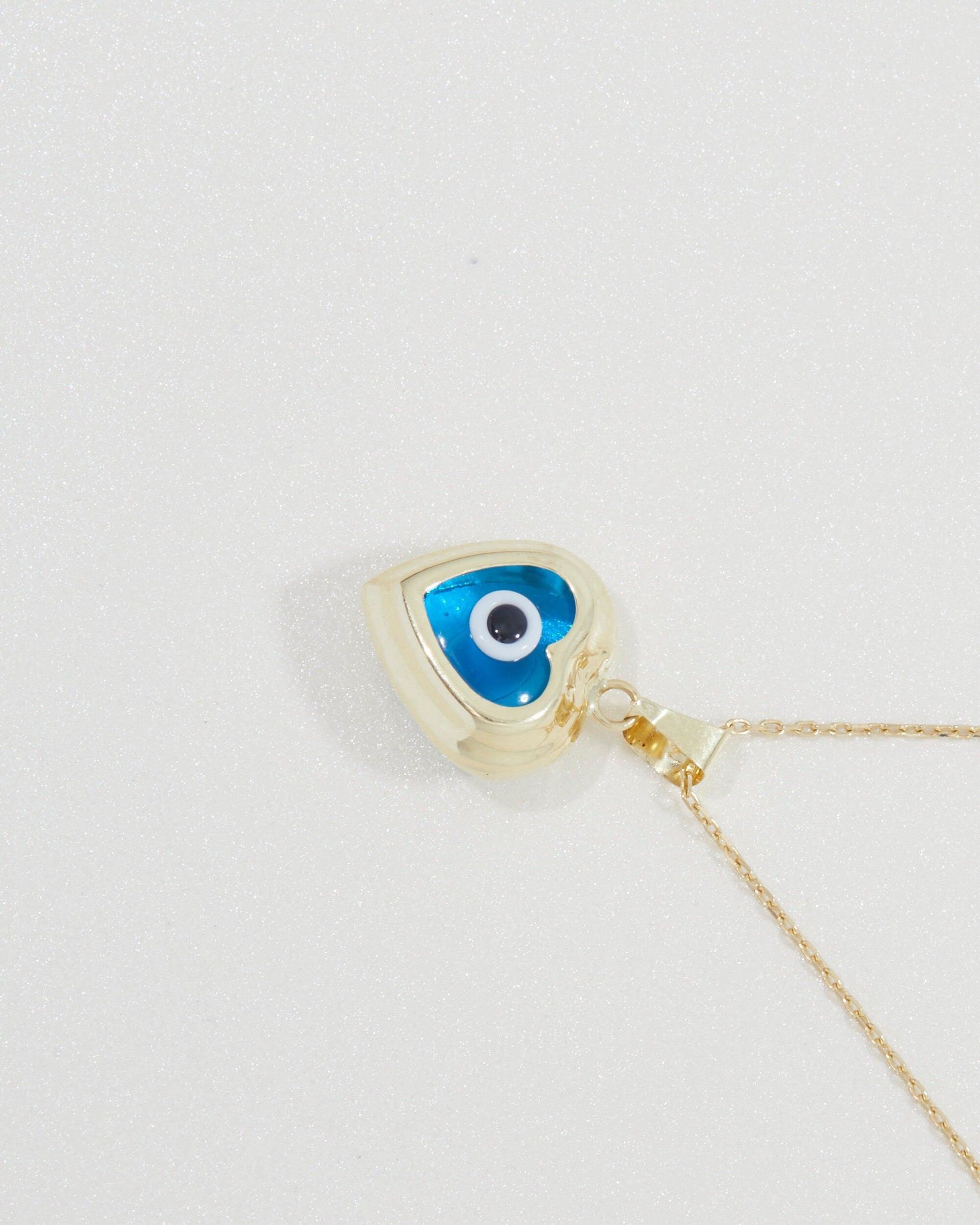 Hallow Evil Eye Necklace - 18K Gold Vermeil - Glamour Jewelry House