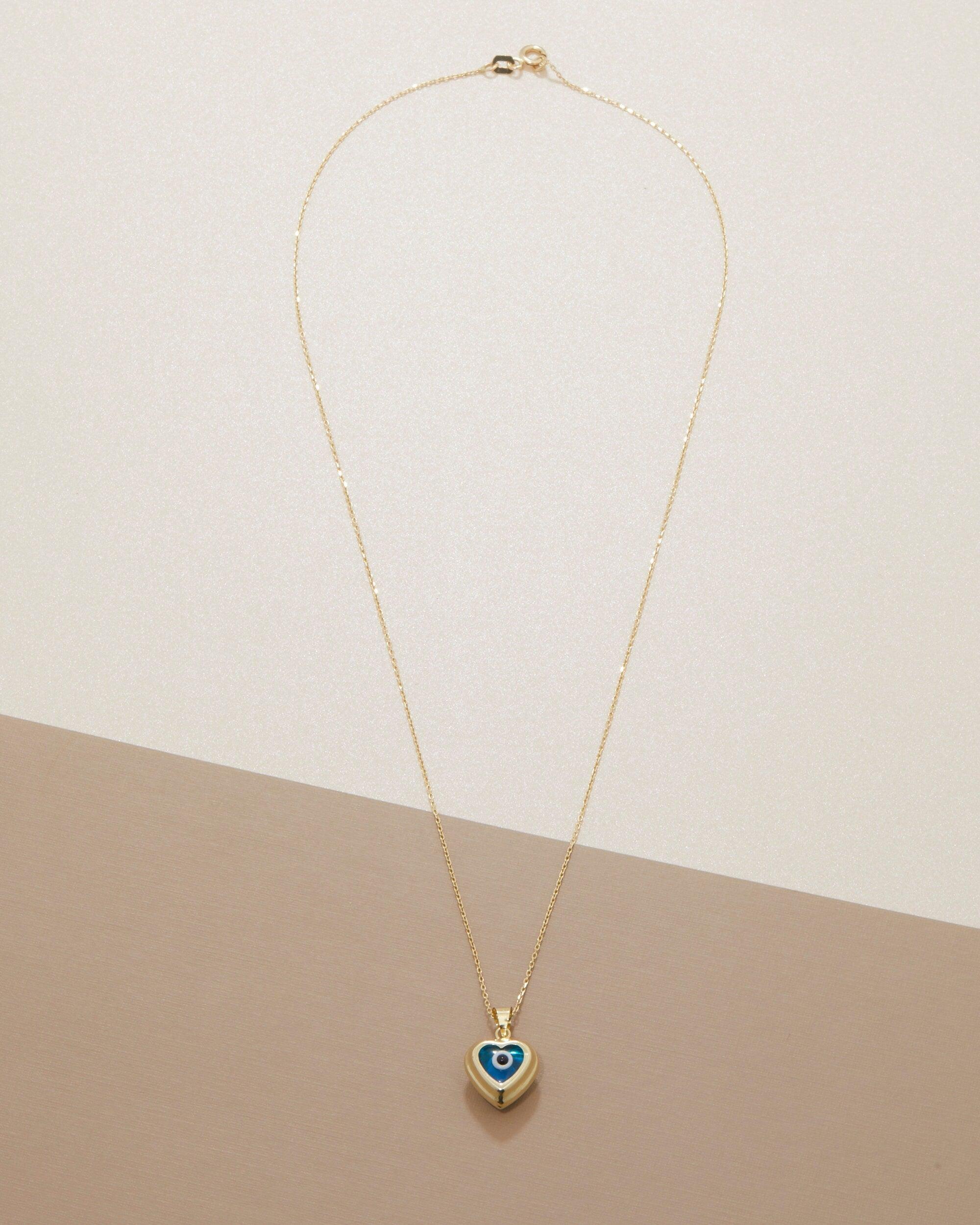 Hallow Evil Eye Necklace - 18K Gold Vermeil - Glamour Jewelry House