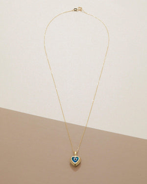 Hallow Evil Eye Necklace - 18K Gold Vermeil - Glamour Jewelry House