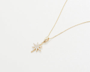 North Star Necklace - 18K Gold Vermeil - Glamour Jewelry House