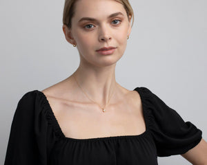 Star Diamond Necklace - 18K Gold Vermeil - Glamour Jewelry House