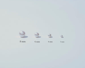 14K Gold Pearl Stud Earrings - Glamour Jewelry House