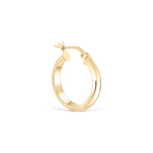 Gold Hoop Earrings - 18K Gold Vermeil - Glamour Jewelry House