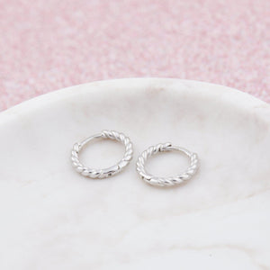 Croissant Hoop Earrings - 18K Gold Vermeil - Glamour Jewelry House