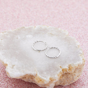 Croissant Hoop Earrings - 18K Gold Vermeil - Glamour Jewelry House