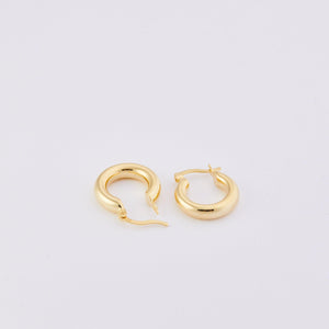 Chunky Hoop Earring - 18K Gold Vermeil - Glamour Jewelry House