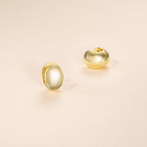 Thick Hinged Hoop Earrings - 18K Gold Vermeil - Glamour Jewelry House