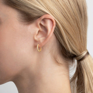 Hoop Earring - 18K Gold Vermeil - Glamour Jewelry House