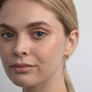 Hoop Earring - 18K Gold Vermeil - Glamour Jewelry House