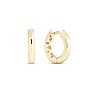 Huggie Hoops Earrings - 18K Gold Vermeil - Glamour Jewelry House
