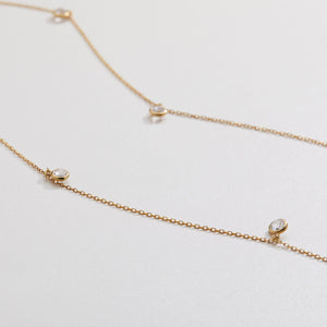 Silver Satellite Necklace - 18K Gold Vermeil - Glamour Jewelry House
