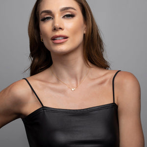 Small Double Star Pendant Necklace - 18K Gold Vermeil - Glamour Jewelry House