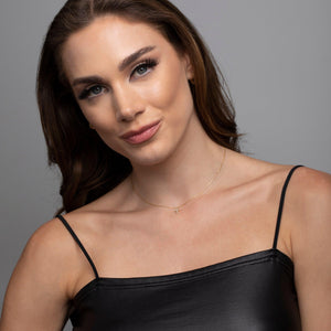 Cross Pendant Necklace - 18K Gold Vermeil - Glamour Jewelry House