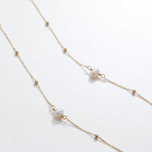 Freshwater Pearl Satellite Necklace - 18K Gold Vermeil - Glamour Jewelry House