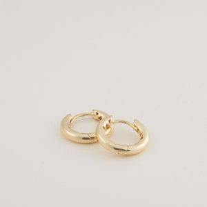 Huggie Hoops Earrings - 18K Gold Vermeil - Glamour Jewelry House