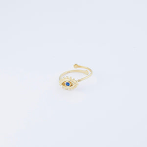 Evil Eye Ring - 18K Gold Vermeil - Glamour Jewelry House