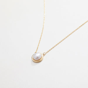 Pearl Pendant Necklace - 18K Gold Vermeil - Glamour Jewelry House