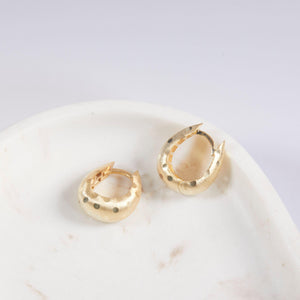 Chunky Hoop Earring - 18K Gold Vermeil - Glamour Jewelry House